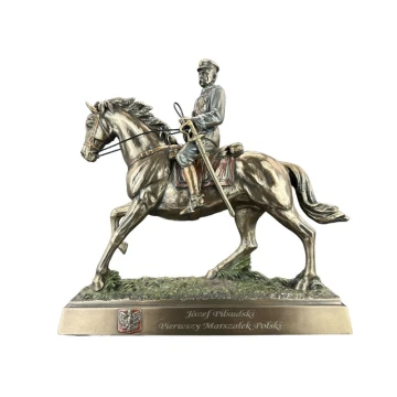 Ekskluzywna rzeźba figurka Józef Piłsudski 28,0 cm, Veronese CU02637A4