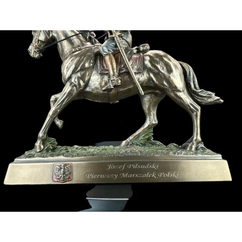 Ekskluzywna rzeźba figurka Józef Piłsudski 28,0 cm, Veronese CU02637A4