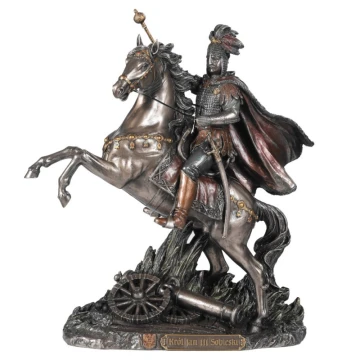 Ekskluzywna rzeźba figurka Król Jan III Sobieski 30,5 cm, Veronese CU02860A4 