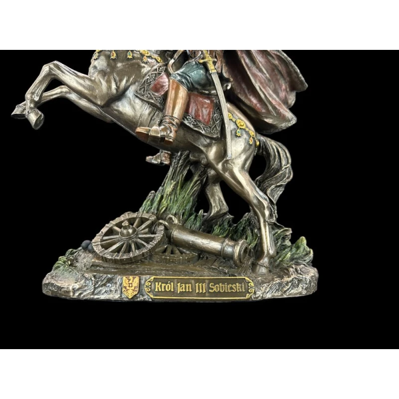 Ekskluzywna rzeźba figurka Król Jan III Sobieski 30,5 cm, Veronese CU02860A4 
