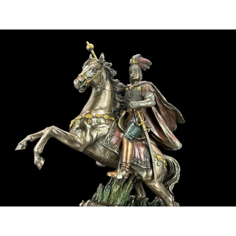 Ekskluzywna rzeźba figurka Król Jan III Sobieski 30,5 cm, Veronese CU02860A4 