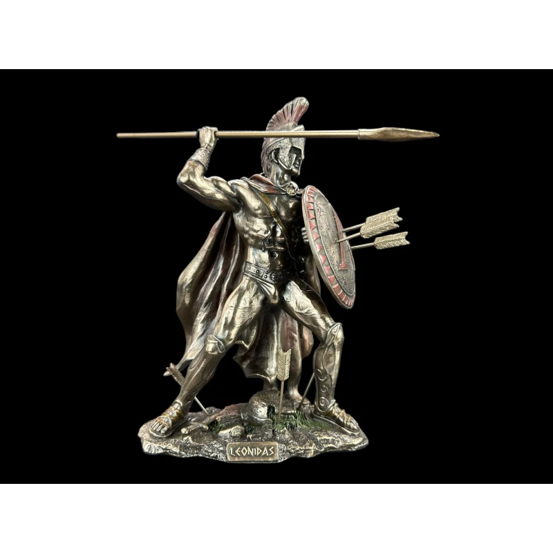 Ekskluzywna rzeźba figurka Król Sparty Leonidas 20 cm, Veronese WU77312A4