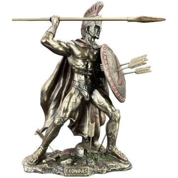 Ekskluzywna rzeźba figurka Król Sparty Leonidas 28,0 cm, Veronese WU77312A4