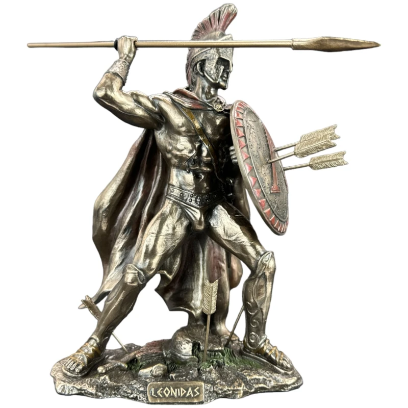 Ekskluzywna rzeźba figurka Król Sparty Leonidas 20 cm, Veronese WU77312A4