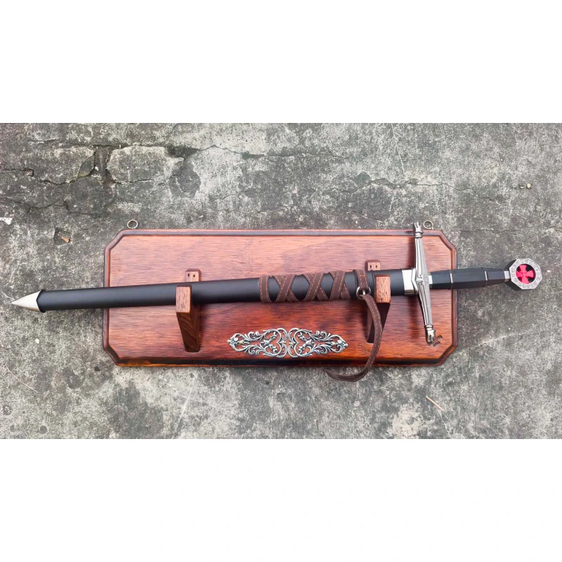 Ekspozytor broni na ścianę - Tablo na rewoler czarnoprochowy, pistolet