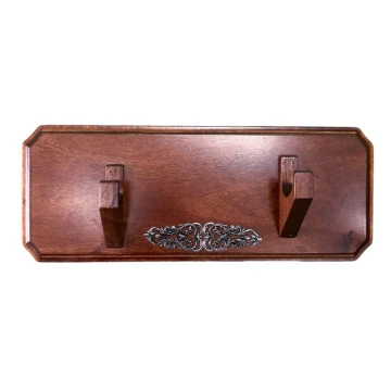 Ekspozytor broni na ścianę - Tablo na rewoler czarnoprochowy, pistolet