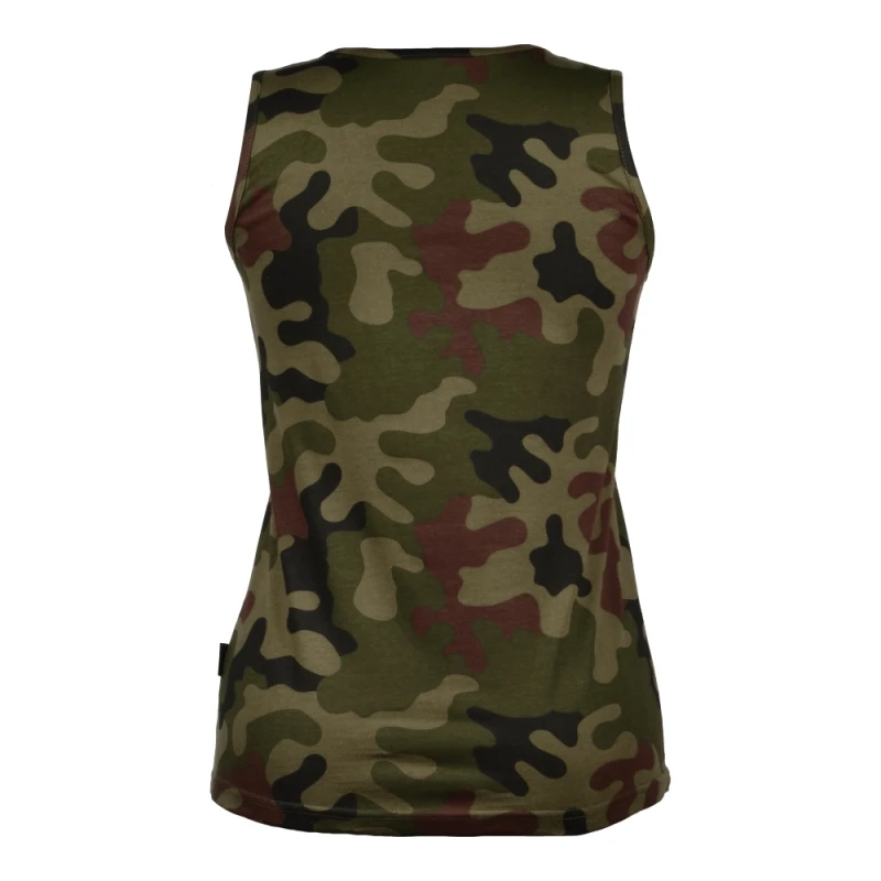 Elastyczna koszulka damska Tank Top WZ93 Haasta PL woodland