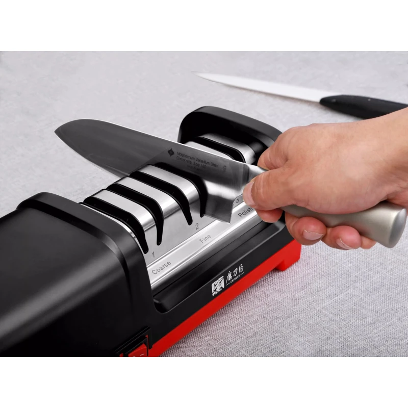 Elektryczna Ostrzałka Diamentowa do Noży Taidea TG2101, 3 Etapy