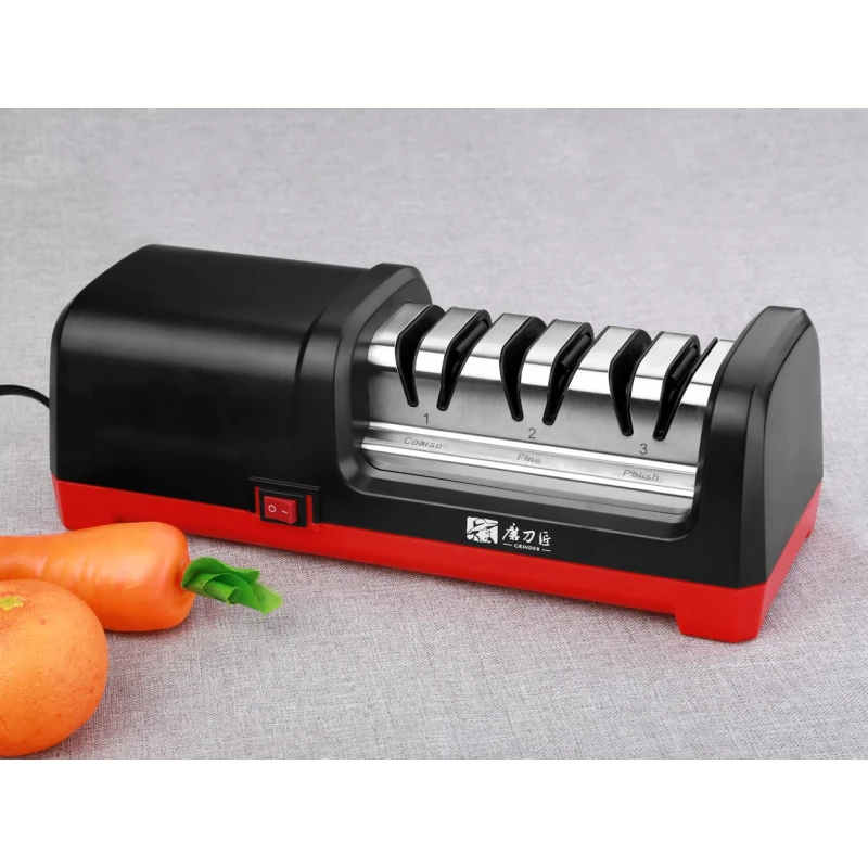 Elektryczna Ostrzałka Diamentowa do Noży Taidea TG2101, 3 Etapy