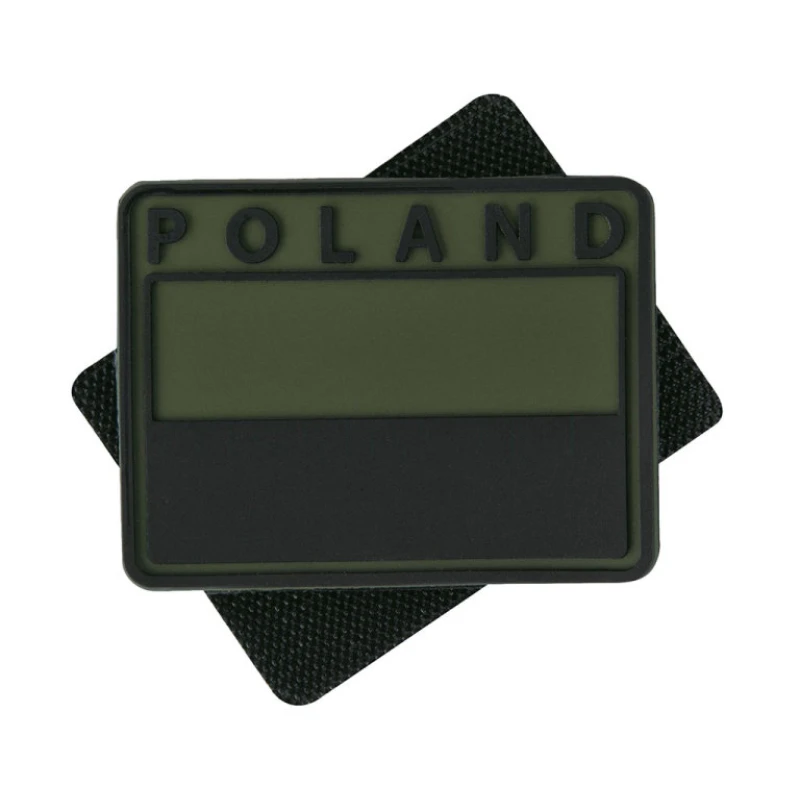 Emblemat "POLAND" PVC na rzep, olive Helikon-Tex 1 szt