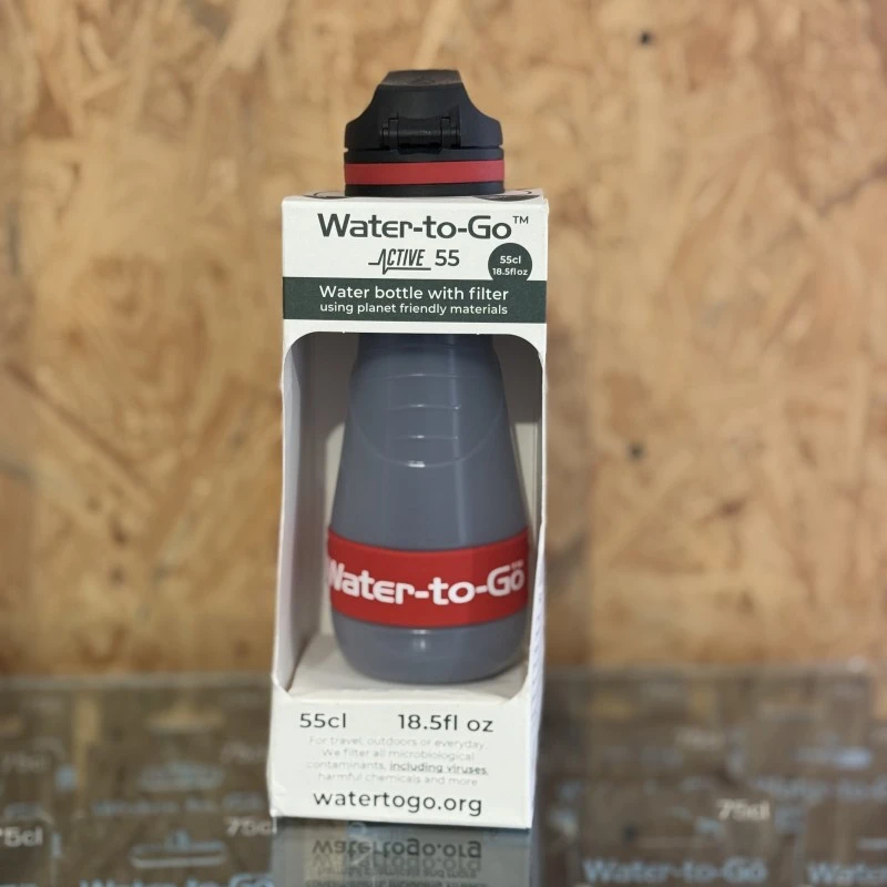 Filtrująca Butelka WTG 55CL Active Water-to-Go 550 ml black/red bidon z filtrem