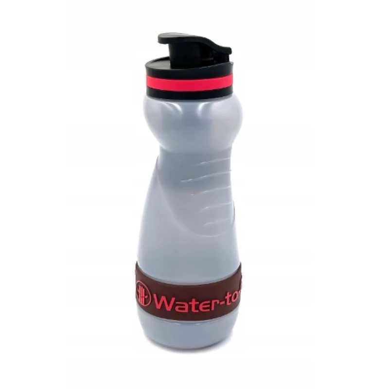 Filtrująca Butelka WTG 55CL SugarCane Henna Water-to-Go 550 ml black/red bidon z filtrem