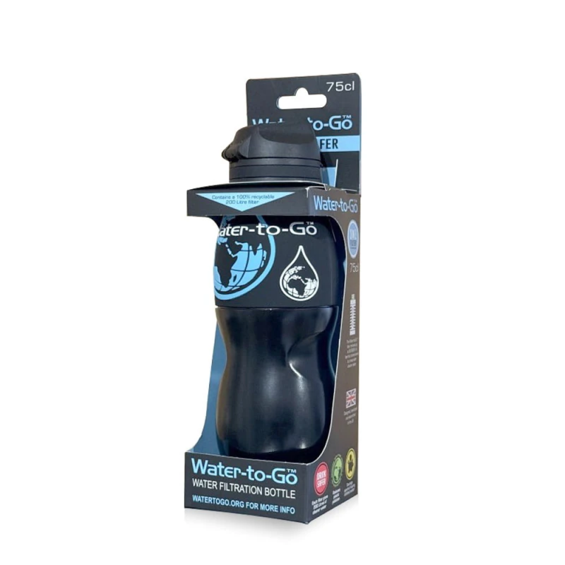 Filtrująca Butelka WTG 75CL Water-to-Go 750 ml black/blue bidon z filtrem