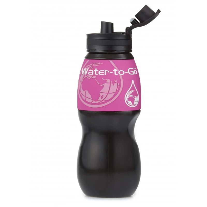 Filtrująca Butelka WTG 75CL Water-to-Go 750 ml black/pink bidon z filtrem