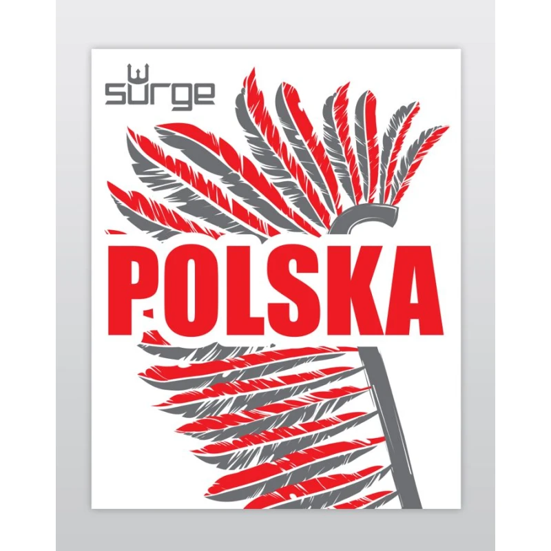 Flaga Polska 90x72 - SURGE POLONIA - wyprzedaż