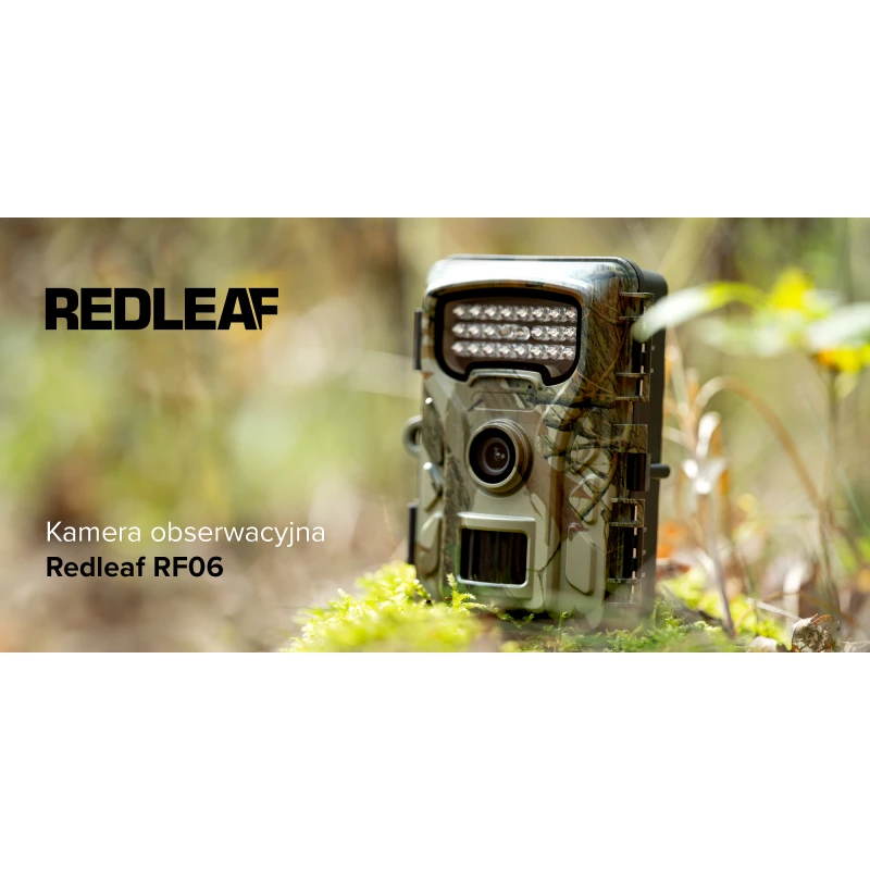 Fotopułapka Kamera obserwacyjna Redleaf RF06 4K