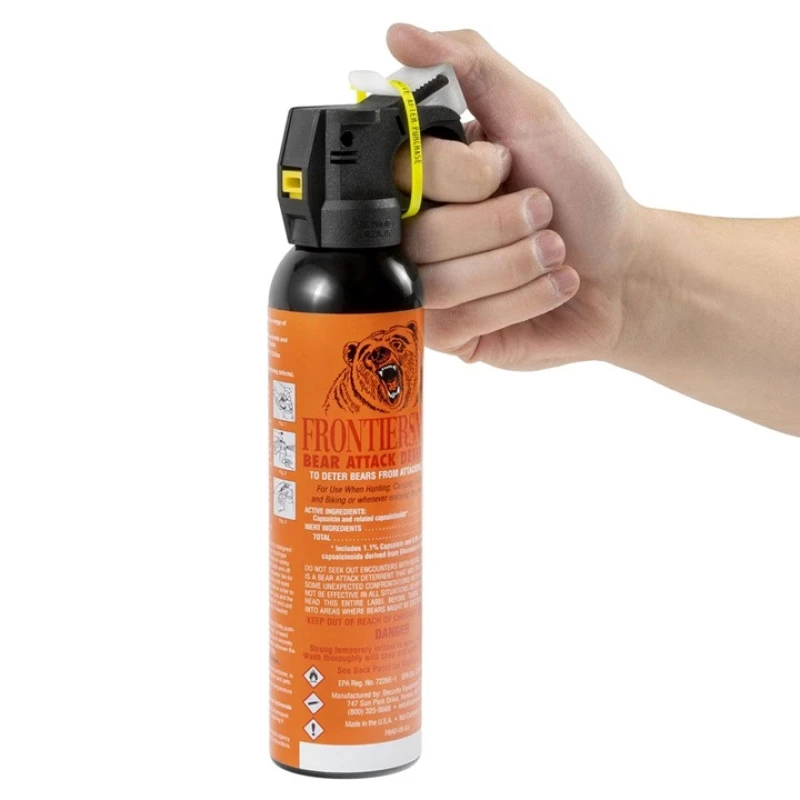 Gaz pieprzowy na niedźwiedzie, dziki i wilki Red Frontiersman Bear Spray 272 ml stożek