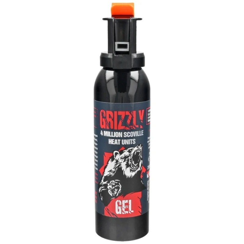 Gaz Pieprzowy na niedźwiedzie - Grizzly żel 4 mln SHU, 26.4% OC 200ml 13200-HSC