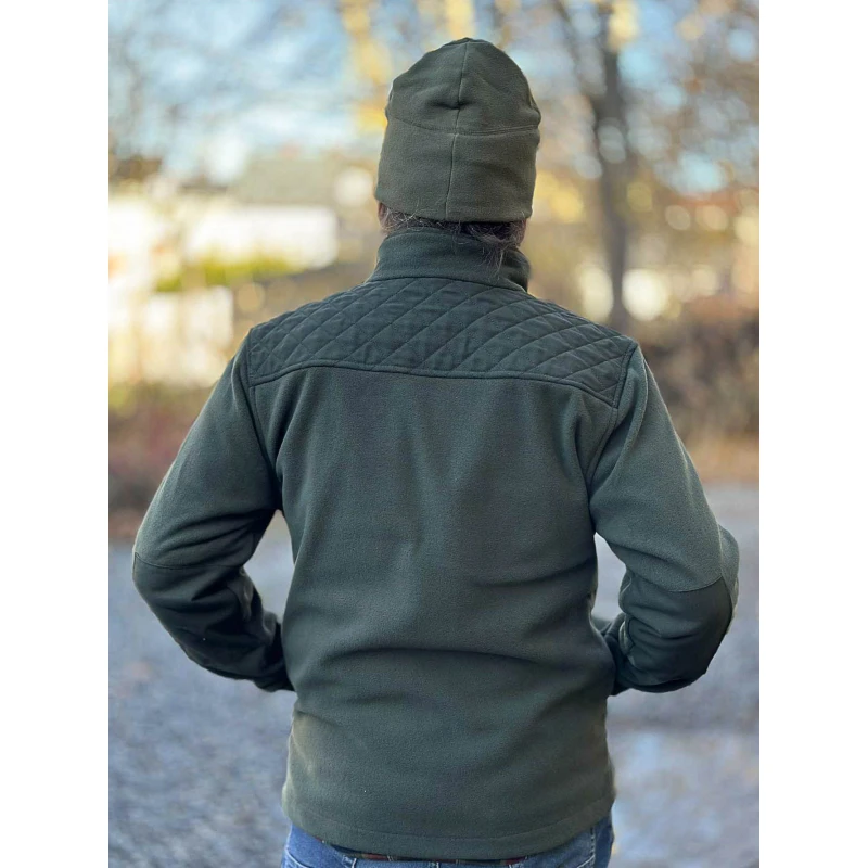 Gruby Polar myśliwski do lasu - oliwkowy, Bistana V.2