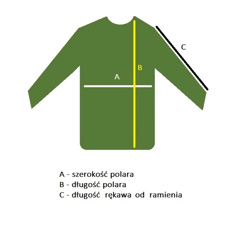 Gruby Polar myśliwski do lasu - oliwkowy, Bistana V.2