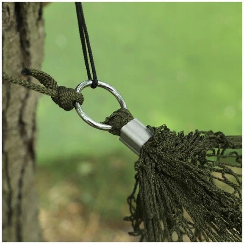 Hamak survivalowy - z drewnianymi poprzeczkami