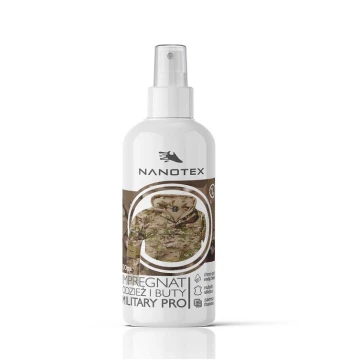 impregnat przeciwdeszczowy Nanotex MILITARY PRO 100 ml do odzieży, butów, namiotów