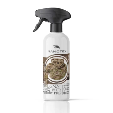 Impregnat przeciwdeszczowy Nanotex MILITARY PRO 750 ml do odzieży, butów, namiotów