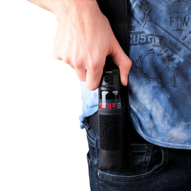 Kabura z cordury, etui, pokrowiec na gaz pieprzowy do 75 ml, BSH N-997M