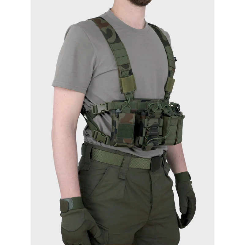 Kamizelka taktyczna CHEST RIG WZ.93 Dominator PL woodland