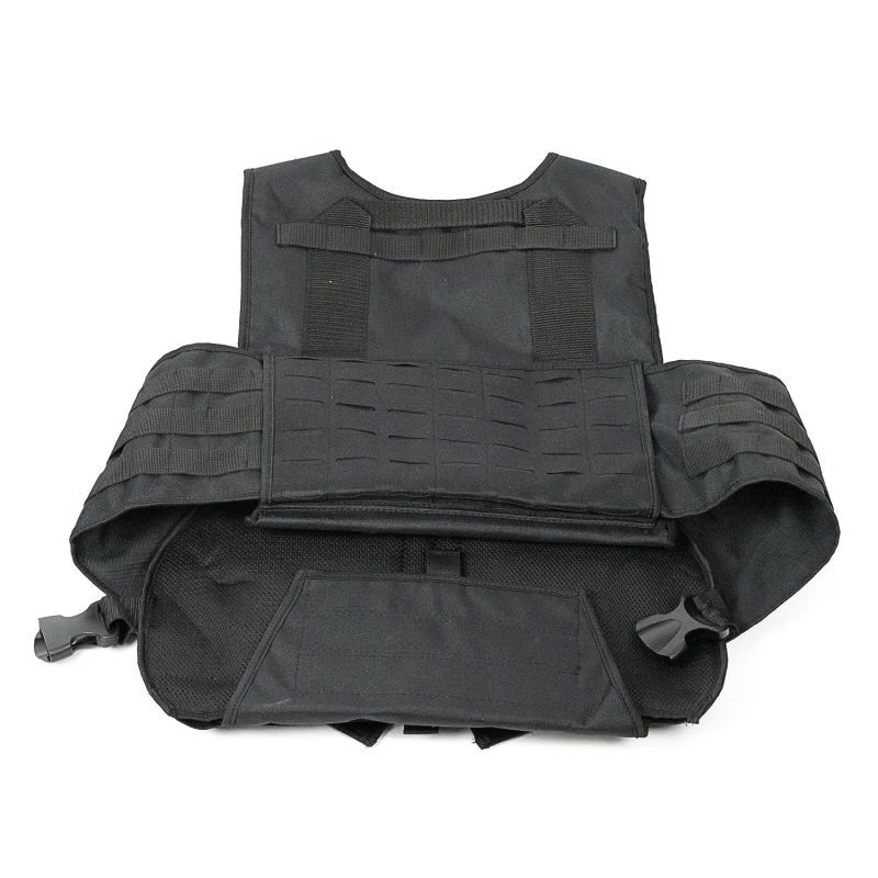 Kamizelka plate carier na wkłady balistyczne 25x30 CORDURA 600x600 czarna