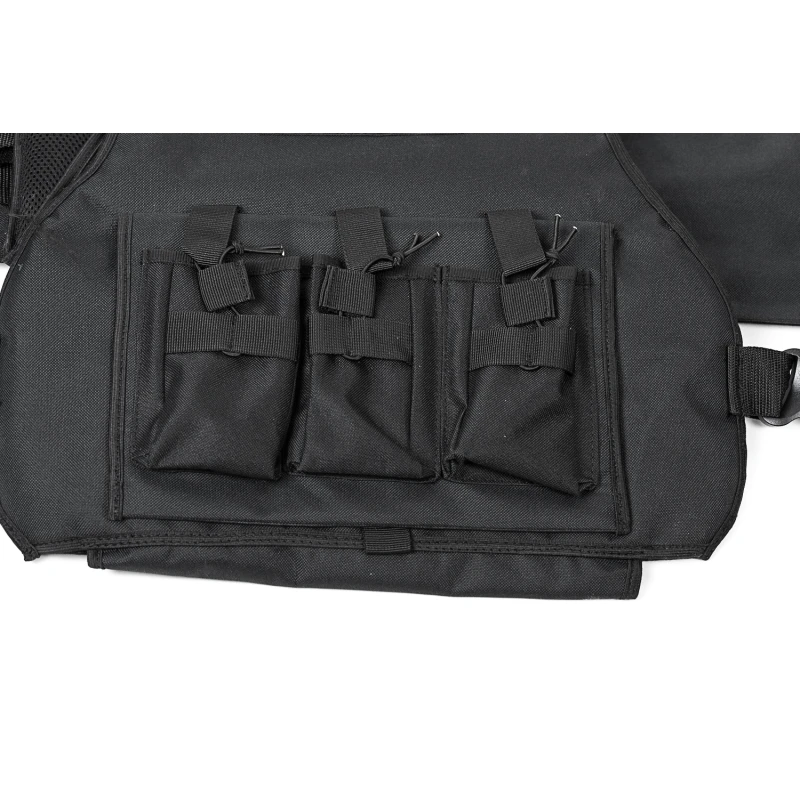 Kamizelka plate carier na wkłady balistyczne 25x30 CORDURA 600x600 czarna