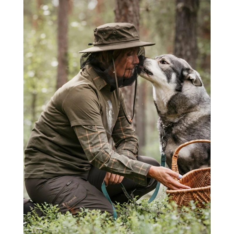 Kapelusz myśliwski Pinewood Mosquito z moskitierą 9478-135 moss green 