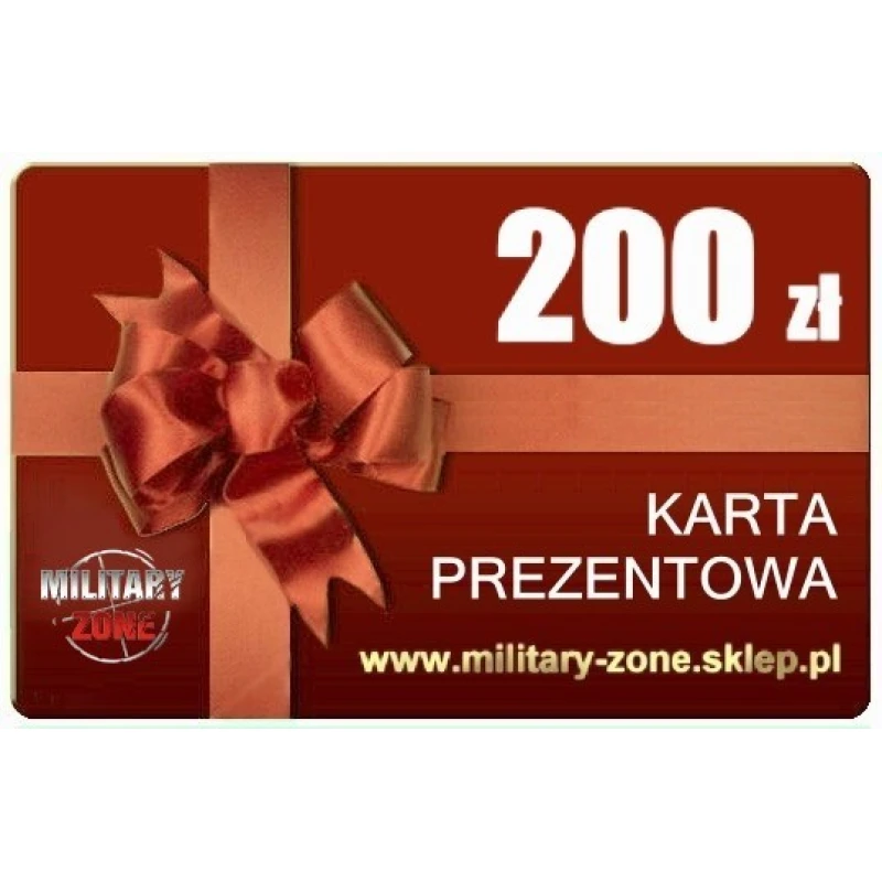 Karta Podarunkowa na prezent 200 zł