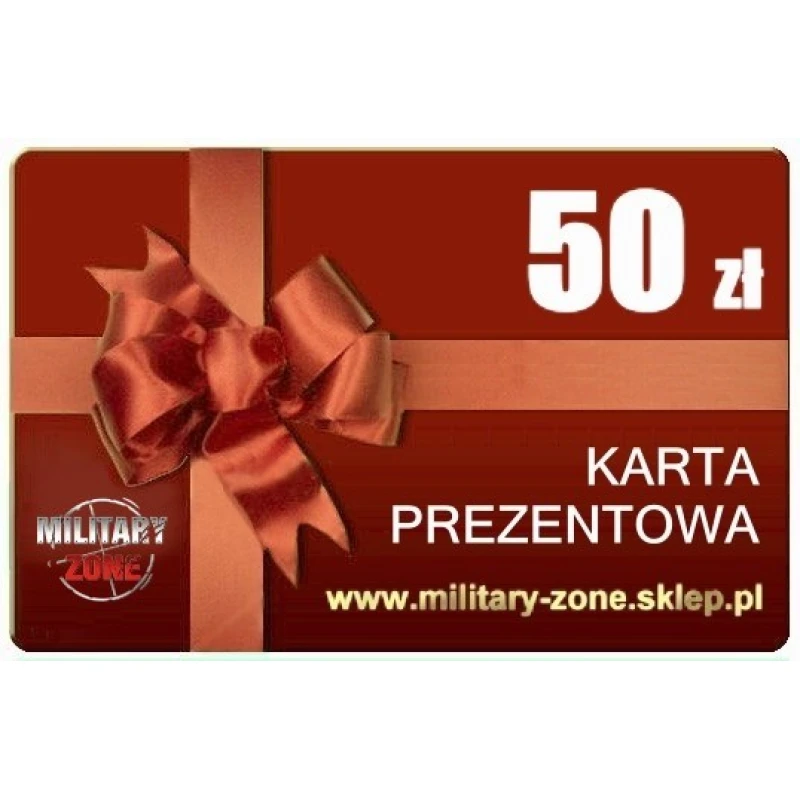 Karta Podarunkowa na prezent 50 zł