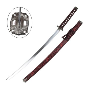 Miecz samurajski katana Hattori Hanzo Red HH029 Rosso