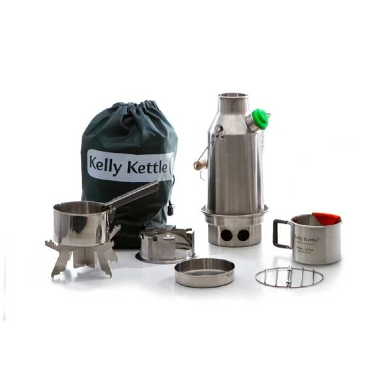 Kelly Kettle Trekker Kit SST stalowy (0.6 L) zestaw