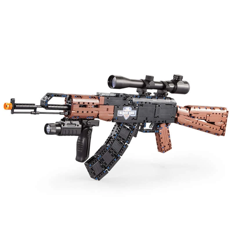 konstrukcyjne CaDA karabin AK-47 Kalashnikov realistyczny Assault Rifle 738 elementów C61009W