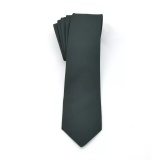 Krawat myśliwski zielony, jednokolorowy K01 gładki