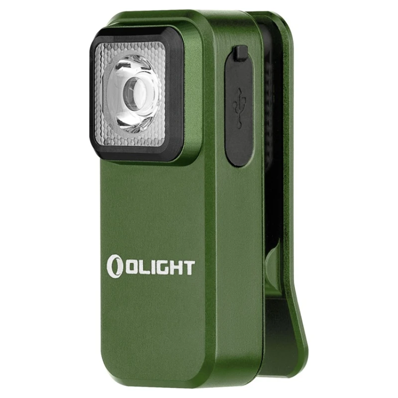 Latarka akumulatorowa Olight Oclip OD green 300 lm mini USB-C