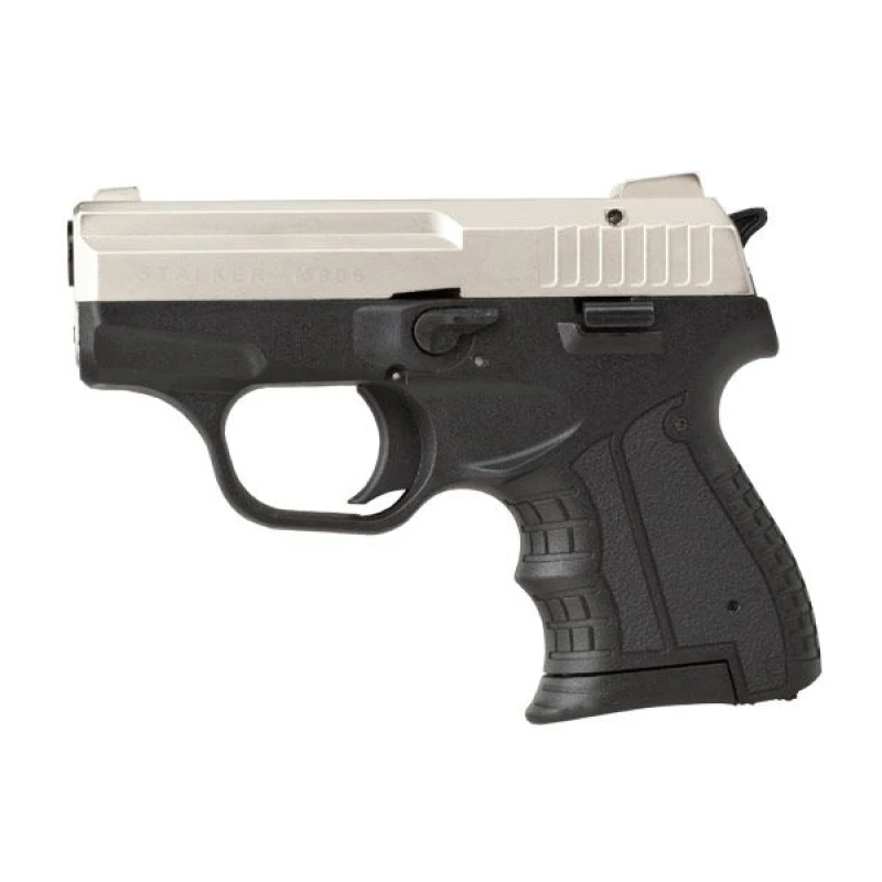 Pistolet hukowy alarmowo sygnałowy STALKER M906 BAS satyna kal. .22 Long Blank do 6 mm 