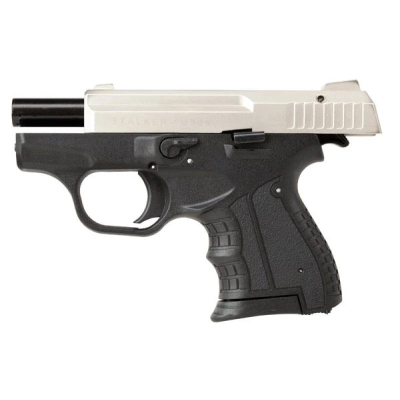 Pistolet hukowy alarmowo sygnałowy STALKER M906 BAS satyna kal. .22 Long Blank do 6 mm 