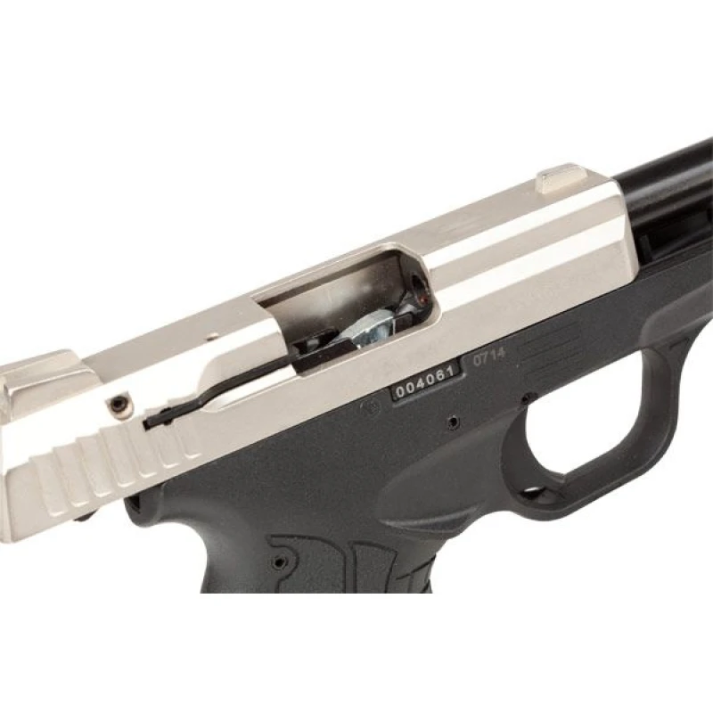 Pistolet hukowy alarmowo sygnałowy STALKER M906 BAS satyna kal. .22 Long Blank do 6 mm 