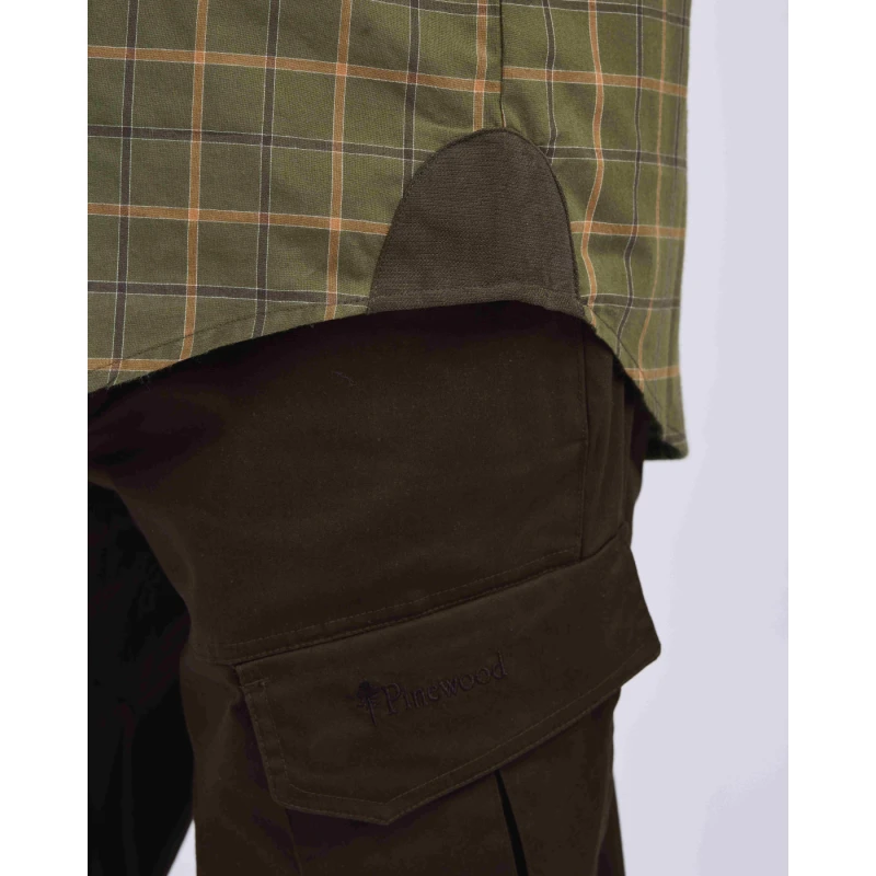 Koszula flanelowa Pinewood Wolf 5329-704 zielona w kratę