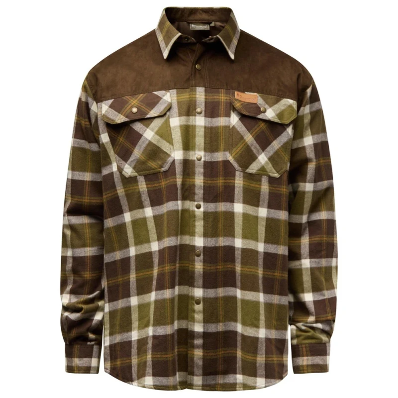 Koszula z membraną Pinewood Douglas 9436-773 zielona z bielą