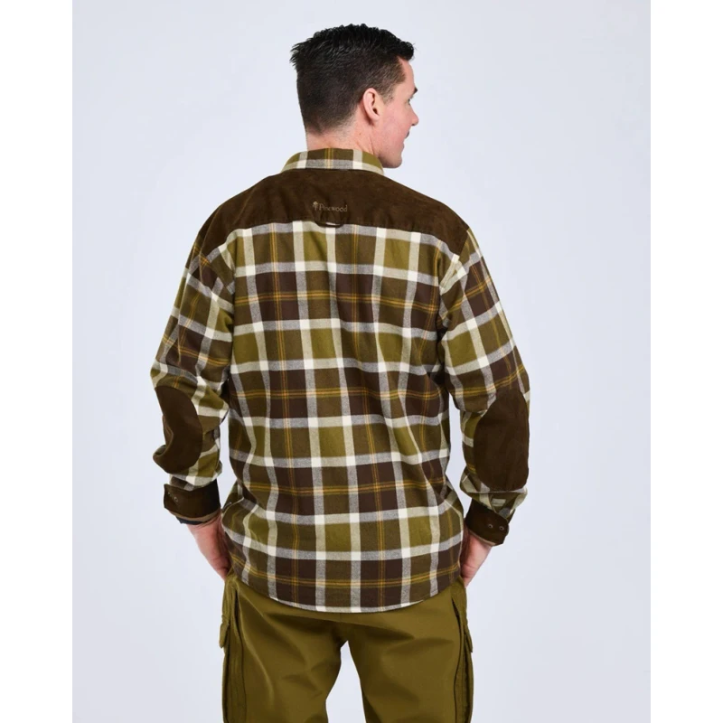 Koszula z membraną Pinewood Douglas 9436-773 zielona z bielą