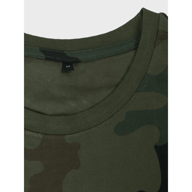 Koszulka męska bawełniana T-Shirt z naszywkami flagi PL WZ.93 Dominator