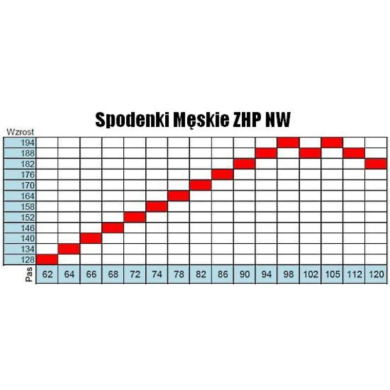 Krótkie spodenki mundurowe ZHP męskie (nowy wzór)