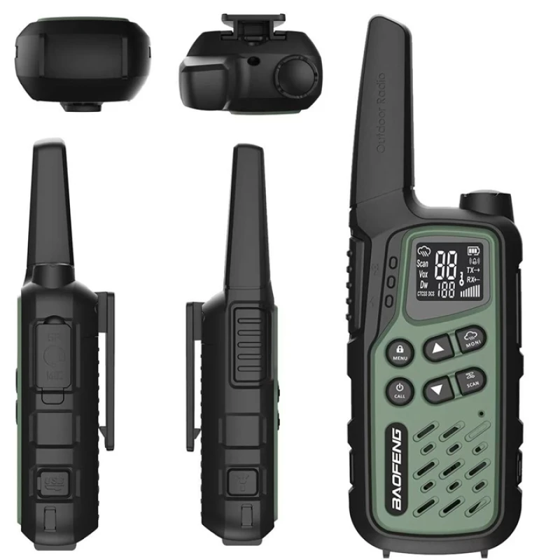 Krótkofalówka Baofeng BF-T25E PMR 2 szt. Green walkie talkie