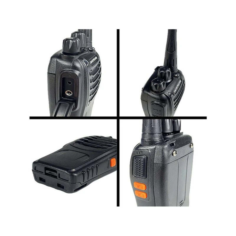 Krótkofalówka Baofeng PMR - 2 szt. w komplecie ze słuchawkami, walkie talkie