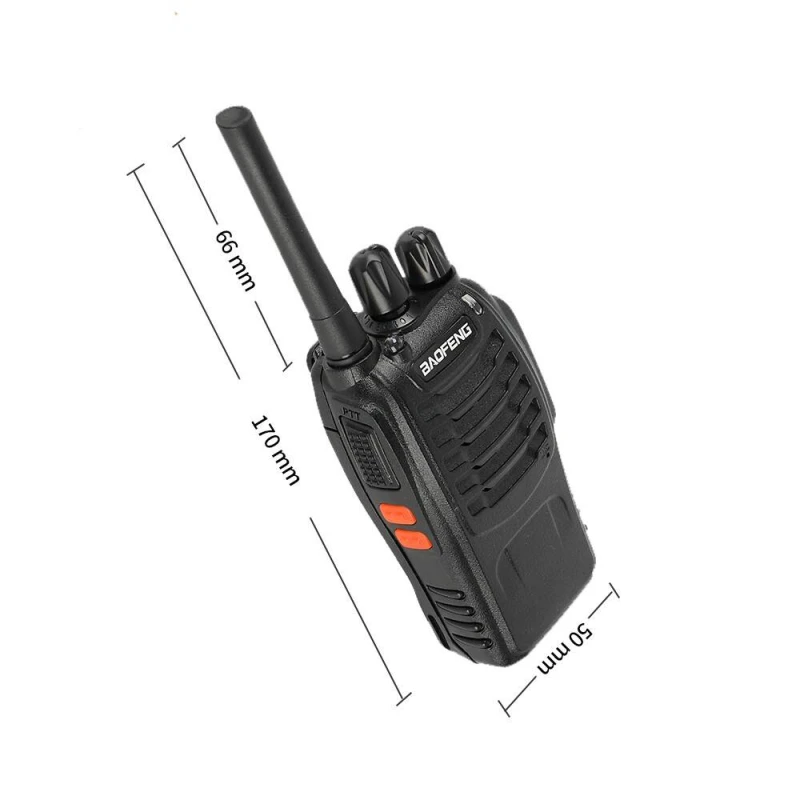 Krótkofalówka Baofeng PMR - 2 szt. w komplecie ze słuchawkami, walkie talkie